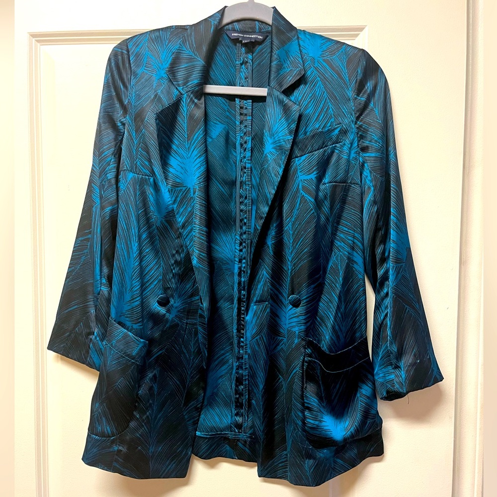 French Connection Midnight Tropical Blazer